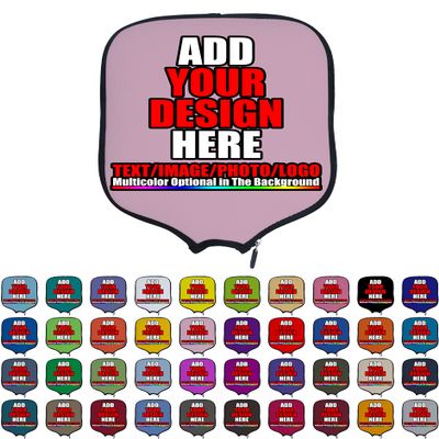 DUNHUANG Personalized Padded Pickleballs Cover, Add Your Text/Photo/Image/Logo, Fits Most Paddles, Rackets, 8.5x11.5 inches