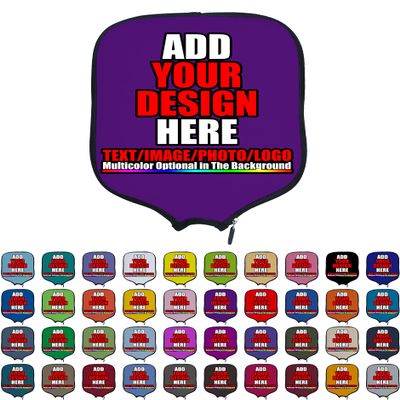 DUNHUANG Custom Pickleballs Paddles Cover Paddles Case, Add Your Text/Photo/Image/Logo, Fits Most Paddles, Rackets, 8.5x11.5 inches