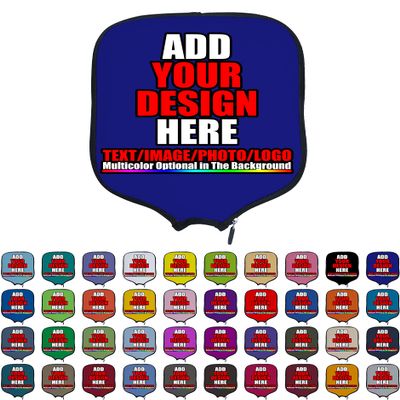 DUNHUANG Custom Pickleballs Paddles Cover Sleeve Case Protector, Add Your Text/Photo/Image/Logo, Fits Most Paddles, Rackets, 8.5x11.5 inches
