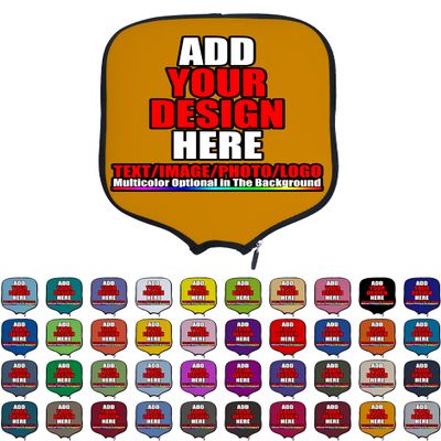 DUNHUANG Personalized Padded Pickleballs Cover, Add Your Text/Photo/Image/Logo, Fits Most Paddles, Rackets, 8.5x11.5 inches