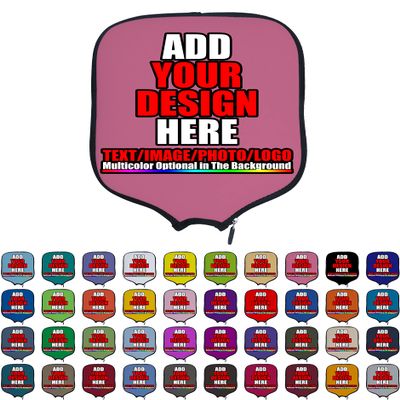 DUNHUANG Custom Pickleballs Paddles Cover Paddles Case, Add Your Text/Photo/Image/Logo, Fits Most Paddles, Rackets, 8.5x11.5 inches