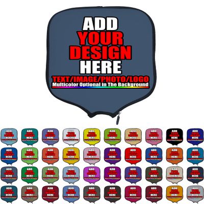DUNHUANG Custom Pickleballs Paddles Cover, Add Your Text/Photo/Image/Logo Fits Most Paddles, Rackets, 8.5x11.5 inches