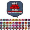 DUNHUANG Custom Pickleballs Paddles Cover, Add Your Text/Photo/Image/Logo Fits Most Paddles, Rackets, 8.5x11.5 inches view 1