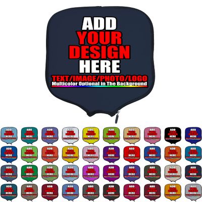 DUNHUANG Custom Pickleballs Paddles Cover Paddles Case, Add Your Text/Photo/Image/Logo, Fits Most Paddles, Rackets, 8.5x11.5 inches