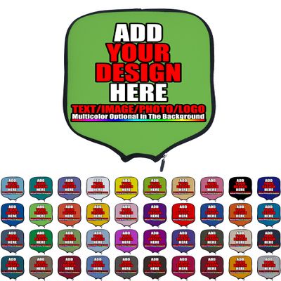 DUNHUANG Custom Pickleballs Paddles Cover Sleeve Case Protector, Add Your Text/Photo/Image/Logo, Fits Most Paddles, Rackets, 8.5x11.5 inches