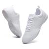 LANDHIKER Cheer Shoes Girls White Dance Shoes Youth Cheerleading Fashion Sports Shoes Training Athletic Comfortable Shoes Flats Girl view 4