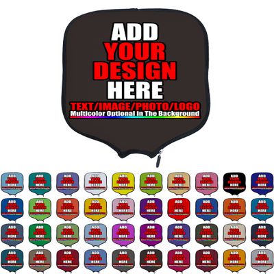 DUNHUANG Custom Pickleballs Paddles Cover Sleeve Case Protector, Add Your Text/Photo/Image/Logo, Fits Most Paddles, Rackets, 8.5x11.5 inches