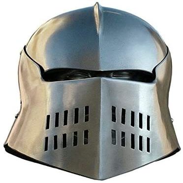 ARTIZANSTORE Medieval Knight Steel Medieval Knight Sallet Great Templar Helmet Reenactment Replica