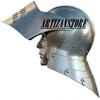 ARTIZANSTORE Medieval Knight Steel Medieval Knight Sallet Great Templar Helmet Reenactment Replica view 2