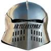 ARTIZANSTORE Medieval Knight Steel Medieval Knight Sallet Great Templar Helmet Reenactment Replica view 4