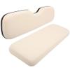 ILVGOLF Universal Rear Replacement Cushions for Golf Cart Rear Seat, Golf Cart Cushion Back Seat for EZGO TXT RXV ST for ST Sport for Valor Models for Club Car, Dedicated for Flip Rear Seats, White view 1