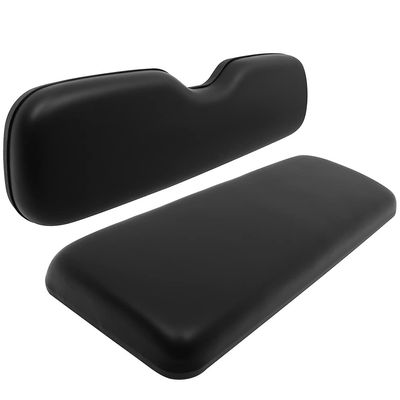 ILVGOLF Universal Rear Replacement Cushions for Golf Cart Rear Seat, Golf Cart Cushion Back Seat for EZGO TXT RXV ST for ST Sport for Valor Models for Club Car, Dedicated for Flip Rear Seats, Black