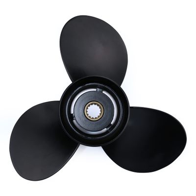 CAPTAIN Outboard Propeller fit Johnson,Evinrude,BRP,E-Tec 15-35 HP,14 Spline Tooth Board Prop, OEM RH Aluminum Propellers for 15 20 25 30 35 HP Engines (10 1/2x11)