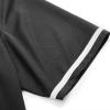 babyhealthy Kids Baseball Jersey Button Down Hip Hop Personalized Sport T Shirts Tops for Boys Black view 2