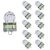 LED Fishing Light Underwater Deep Drop Lights Waterproof Diamond Tubular Underwater Fishing Lure Light Attractants for Tuna Swordfish, 10 Pack view 1