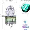 LED Fishing Light Underwater Deep Drop Lights Waterproof Diamond Tubular Underwater Fishing Lure Light Attractants for Tuna Swordfish, 10 Pack view 2