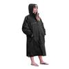 AQUATEC Surf Poncho Changing Robe - Changing Ponchos Adult | Hooded Beach Towel | Swimming Poncho & Surfing Changing Robe (Small (39in), Black) view 1