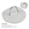 Aramox 6 Inch Stainless Steel D Ring Pad Patch for Inflatable Boat, Raft, Kayak, Canoe, Surfboard, Easy Tie Rope Fixing view 2
