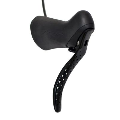 TRP Hylex RS Hydraulic Road/Gravel Brake | Ergonomic Lever & 10mm Master Piston | Flat/Post Mount Caliper | Black | Right Hand