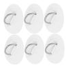 D Ring Patch, Stainless Steel Surf D Ring Round Pad Marine Fixed Buckle Paddleboard Accessories with Elastic Bungee Cords for PVC Inflatable Boat Dinghy Kayak Canoe Deck Surfboard Rafting Surfing view 2