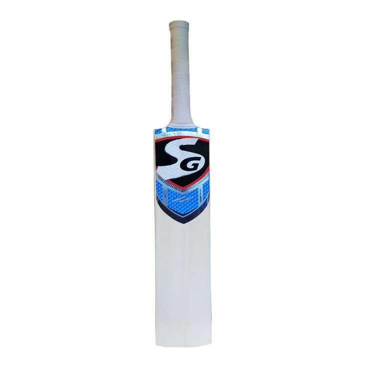 SG T-800 Kashmir Willow Cricket Bat | Color: White | for Men & Boys | Lightweight and Durable | Enhanced Flexibility and Shock Absorption | Powerful Stroke | Advanced Grip Technology