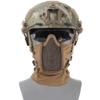 Tactical Balaclava Mesh Mask Ninja Style Headgear with Full Face Protection Helmet Liner Cap for Hunting Airsoft Sports view 2