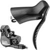 TRP Hylex RS Hydraulic Road/Gravel Brake | Ergonomic Lever & 10mm Master Piston | Flat/Post Mount Caliper | Black | Left Hand view 1