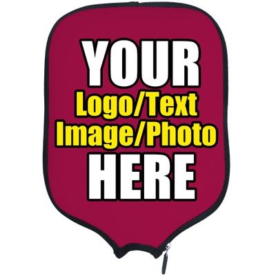 DUNHUANG Custom Pickleballs Paddles Cover, Add Your Text/Photo/Image/Logo Fits Most Paddles, Rackets