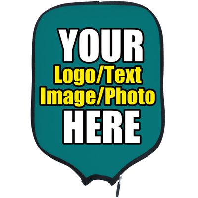 DUNHUANG Custom Pickleballs Paddles Cover Paddles Case, Add Your Text/Photo/Image/Logo, Fits Most Paddles, Rackets