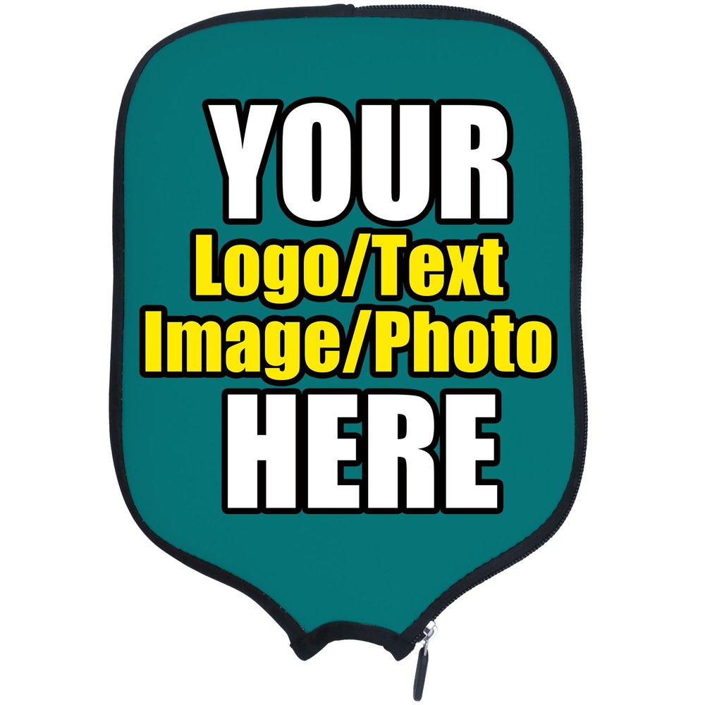 DUNHUANG Custom Pickleballs Paddles Cover Paddles Case, Add Your Text/Photo/Image/Logo, Fits Most Paddles, Rackets