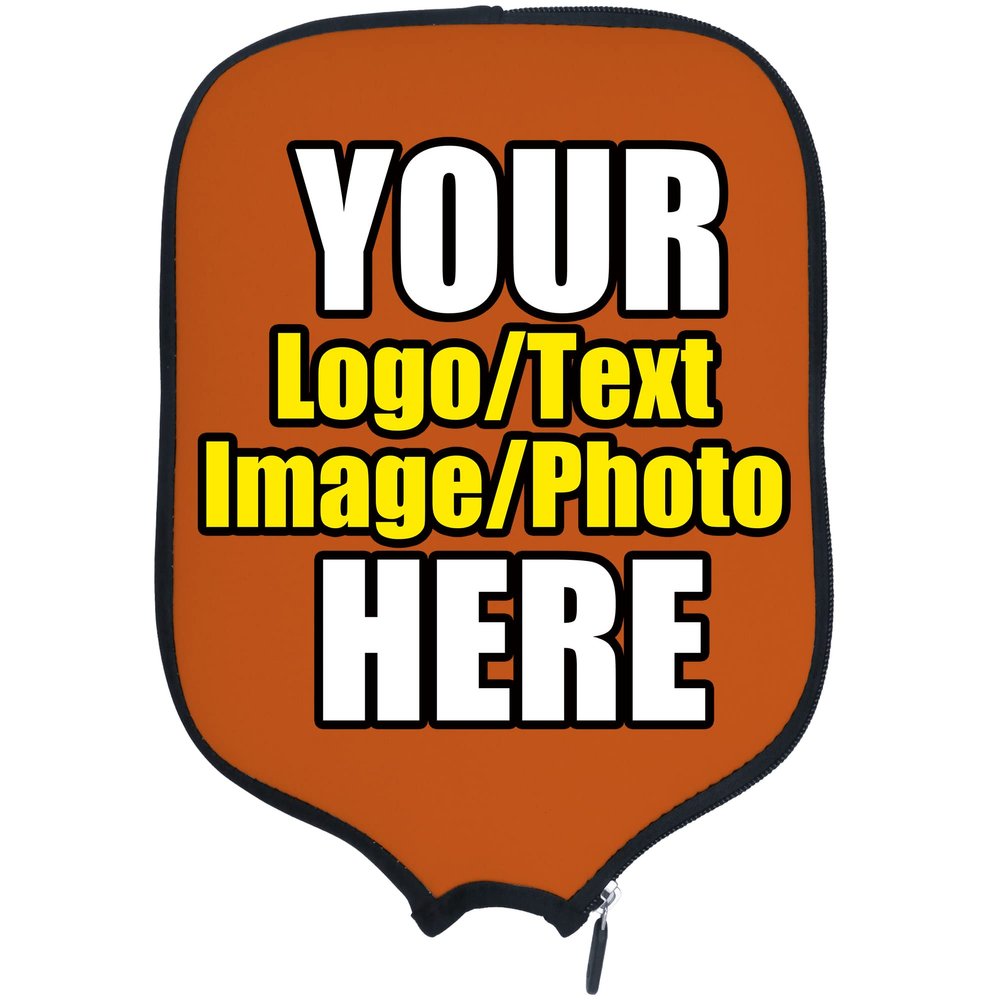 DUNHUANG Custom Pickleballs Paddles Cover, Add Your Text/Photo/Image/Logo Fits Most Paddles, Rackets