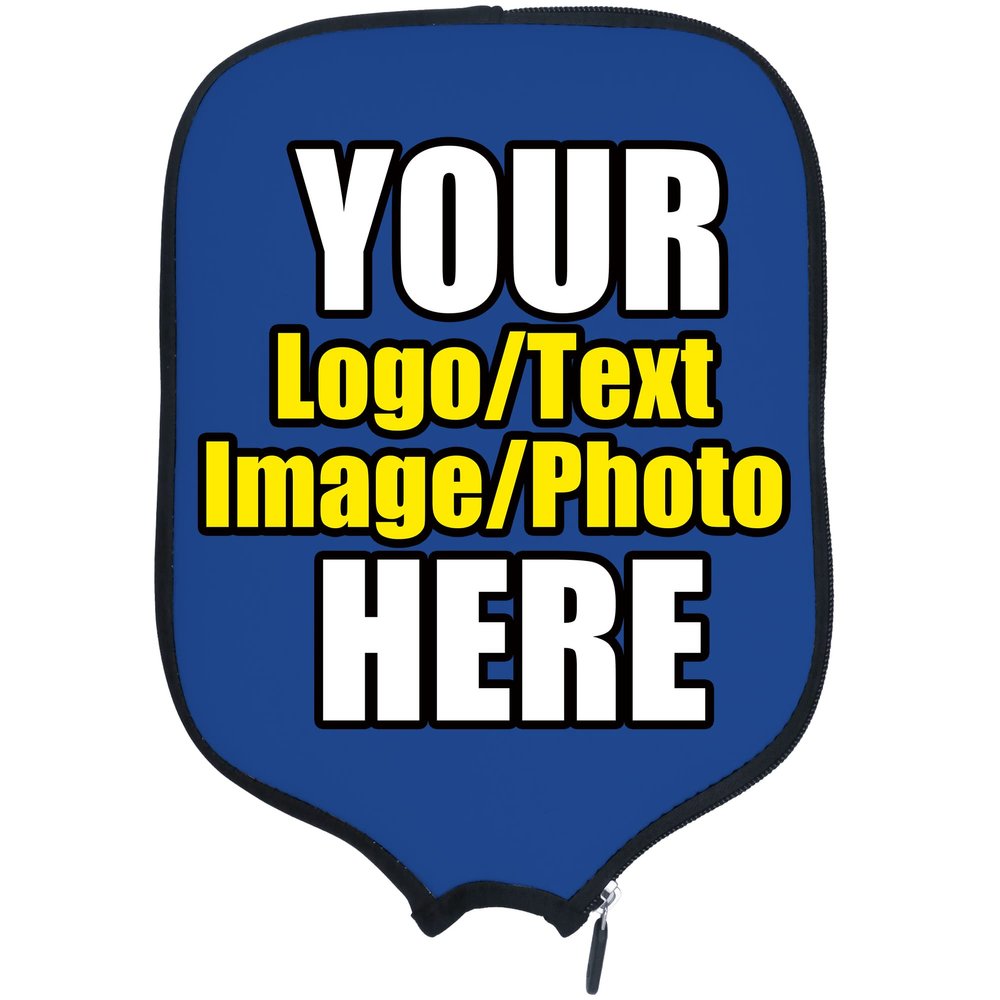 DUNHUANG Custom Pickleballs Paddles Cover Sleeve Case Protector, Add Your Text/Photo/Image/Logo, Fits Most Paddles, Rackets