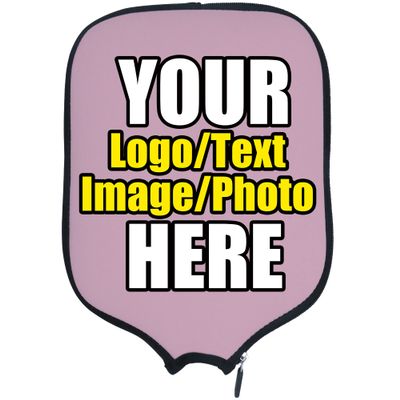 DUNHUANG Personalized Padded Pickleballs Cover, Add Your Text/Photo/Image/Logo, Fits Most Paddles, Rackets