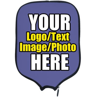 DUNHUANG Personalized Pickleballs Paddles Cover Rackets Cover Holder, Add Your Text/Photo/Image/Logo, Fits Most Paddles, Rackets