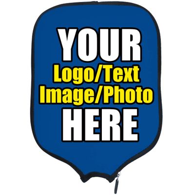 DUNHUANG Personalized Pickleballs Paddles Cover Rackets Cover Holder, Add Your Text/Photo/Image/Logo, Fits Most Paddles, Rackets