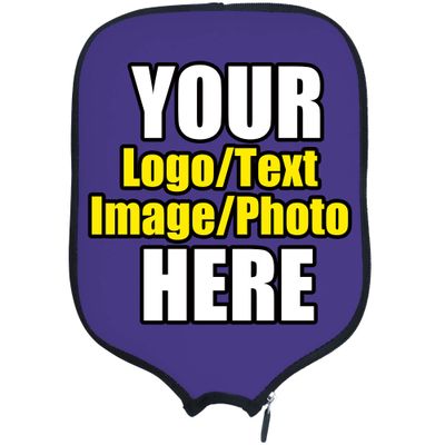 DUNHUANG Custom Pickleballs Paddles Cover, Add Your Text/Photo/Image/Logo Fits Most Paddles, Rackets