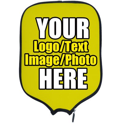 DUNHUANG Custom Pickleballs Paddles Cover, Add Your Text/Photo/Image/Logo Fits Most Paddles, Rackets