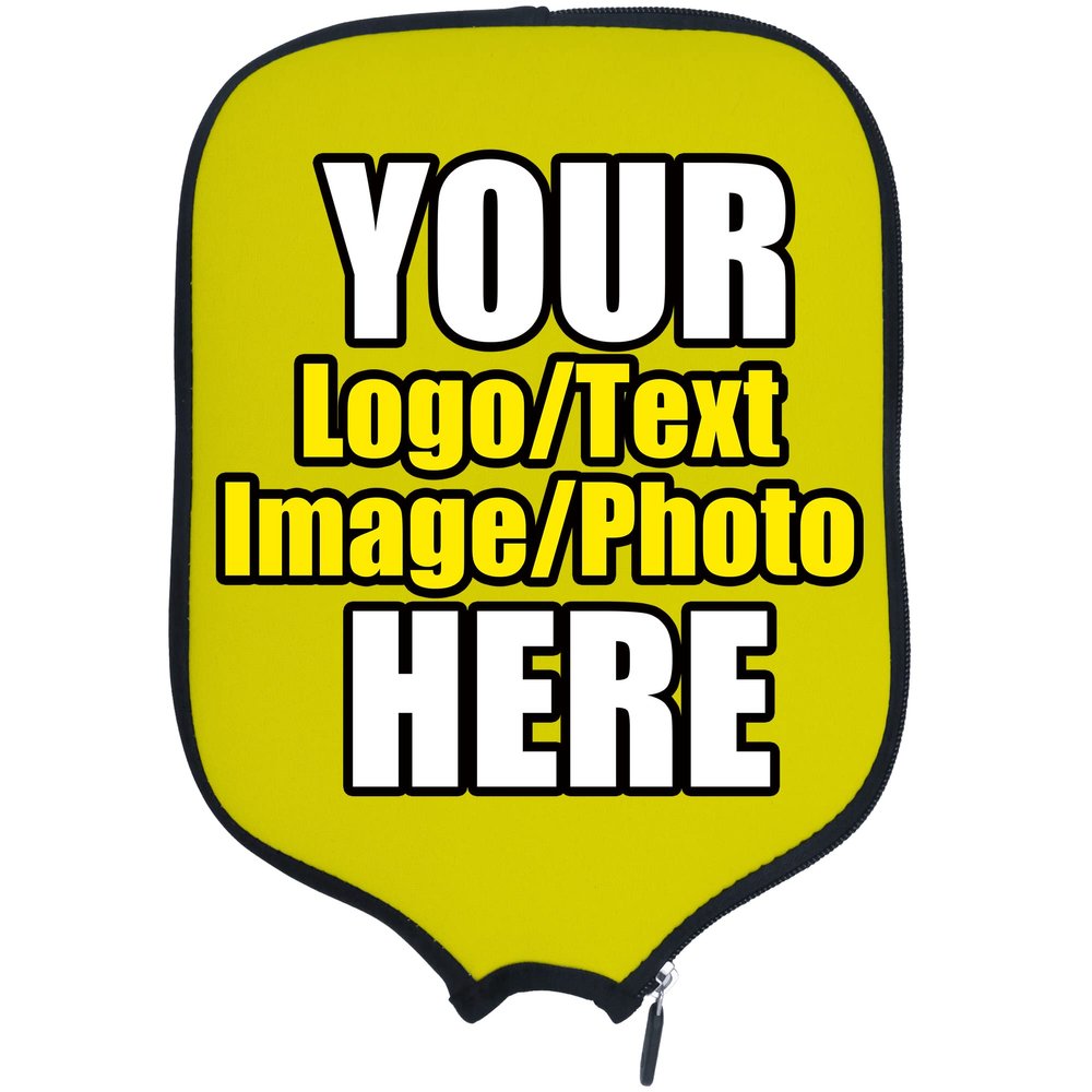 DUNHUANG Custom Pickleballs Paddles Cover, Add Your Text/Photo/Image/Logo Fits Most Paddles, Rackets