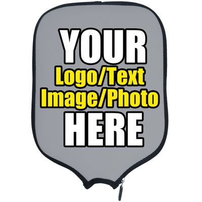 DUNHUANG Custom Pickleballs Paddles Cover Paddles Case, Add Your Text/Photo/Image/Logo, Fits Most Paddles, Rackets