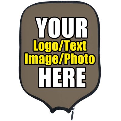 DUNHUANG Customized Padded Pickleballs Paddles Protection, Add Your Text/Photo/Image/Logo, Fits Most Paddles, Rackets