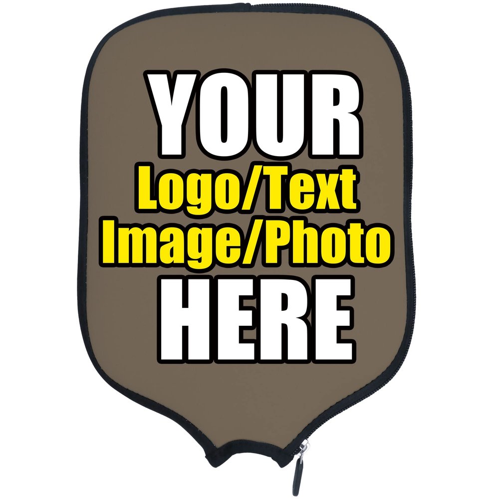 DUNHUANG Customized Padded Pickleballs Paddles Protection, Add Your Text/Photo/Image/Logo, Fits Most Paddles, Rackets