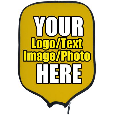 DUNHUANG Customized Padded Pickleballs Paddles Protection, Add Your Text/Photo/Image/Logo, Fits Most Paddles, Rackets