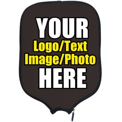 DUNHUANG Custom Pickleballs Paddles Cover Sleeve Case Protector, Add Your Text/Photo/Image/Logo, Fits Most Paddles, Rackets