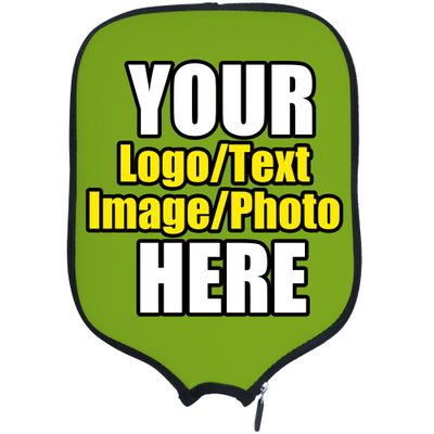 DUNHUANG Customized Padded Pickleballs Paddles Protection, Add Your Text/Photo/Image/Logo, Fits Most Paddles, Rackets