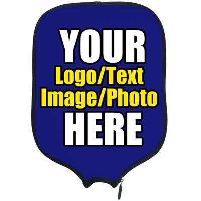 DUNHUANG Custom Pickleballs Paddles Cover Sleeve Case Protector, Add Your Text/Photo/Image/Logo, Fits Most Paddles, Rackets