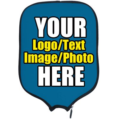 DUNHUANG Customized Padded Pickleballs Paddles Protection, Add Your Text/Photo/Image/Logo, Fits Most Paddles, Rackets