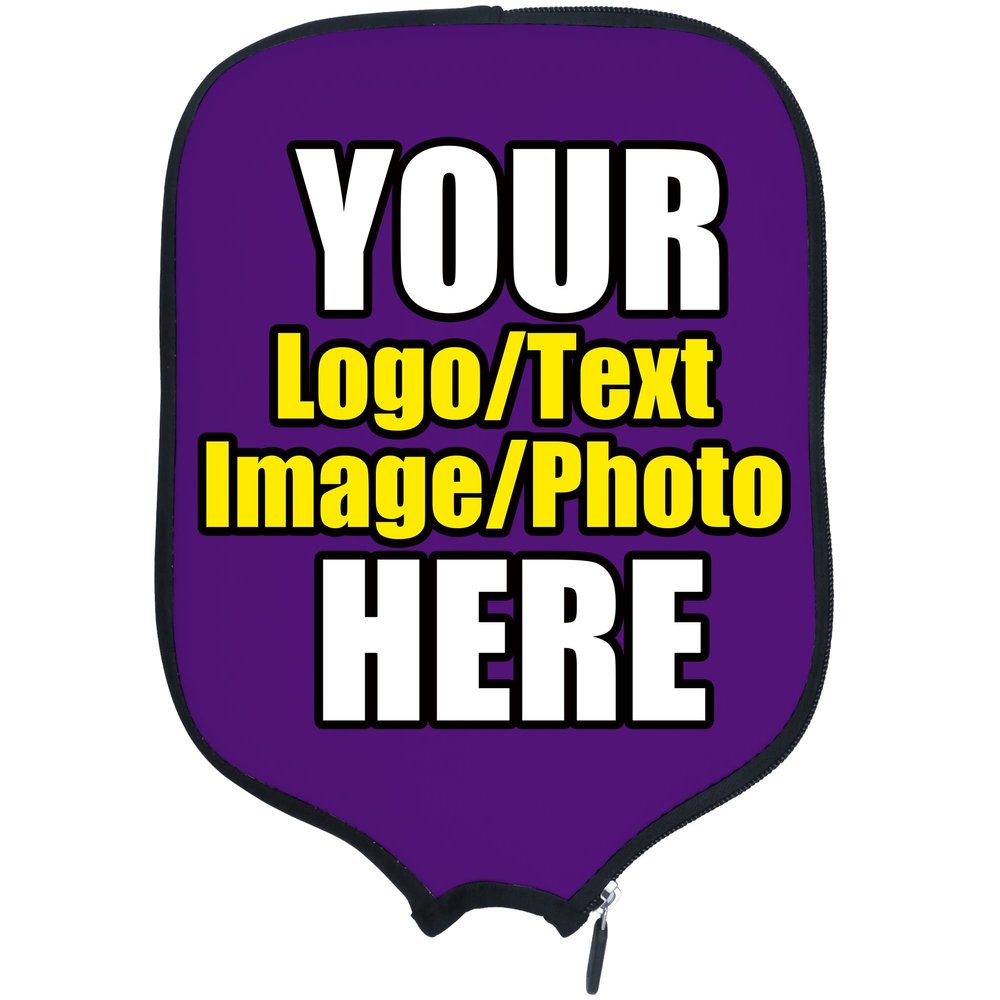 DUNHUANG Custom Pickleballs Paddles Cover Paddles Case, Add Your Text/Photo/Image/Logo, Fits Most Paddles, Rackets