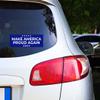 Trump Make America Proud Again 2024 Bumper Sticker Decal (3.37" x 9") | Peel & Stick | Political, Stickers, Politics, Republican, Trump, MAGA, American view 3