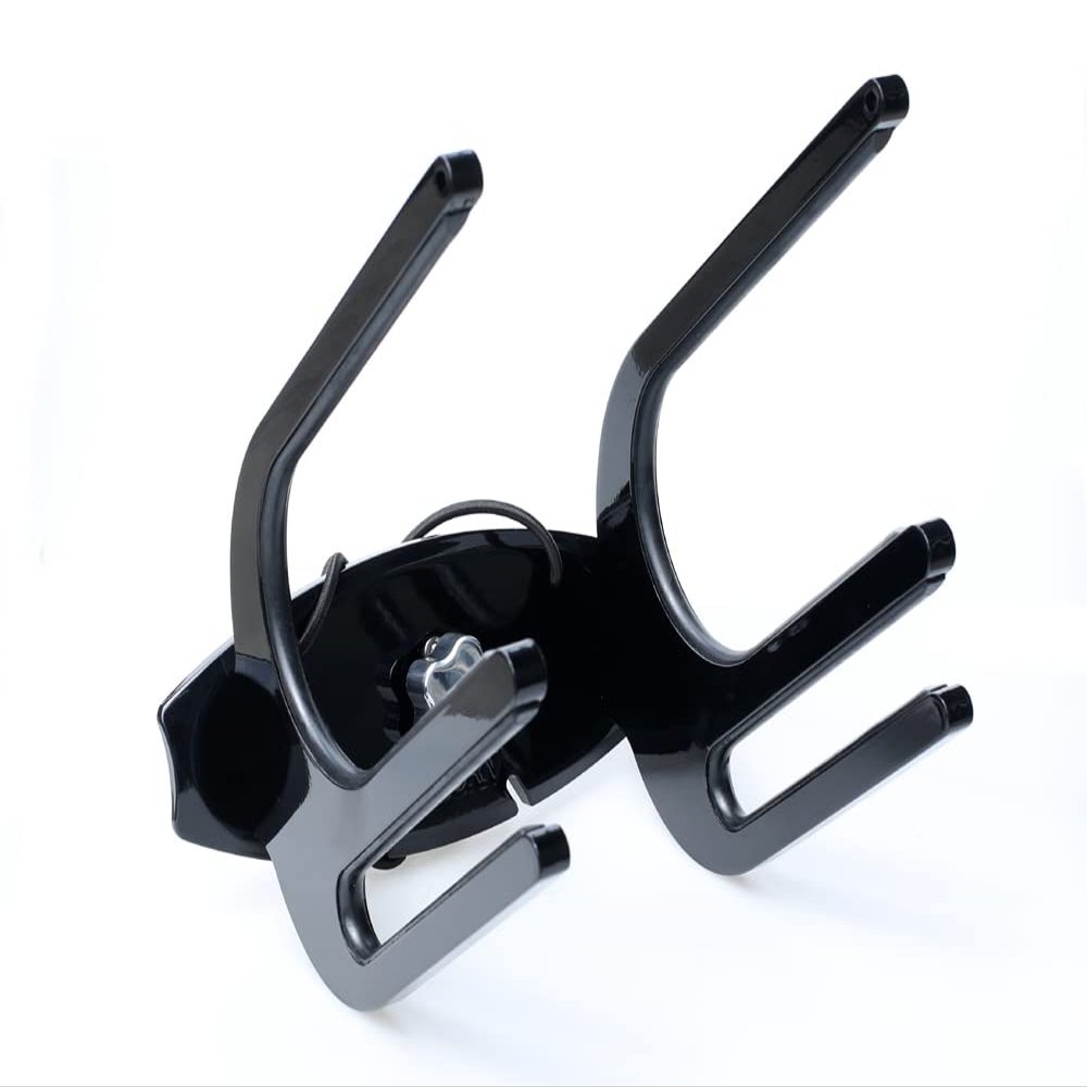 Krypt Towers Reborn Pro Wakeboard Tower Racks for Boat, 6061 Aluminum Tines, Wake Board, Kneeboard, Ski, Clamp Sizes 1 3/4, 1 7/8, 2, 2 1/4, 2 3/8, 2 1/2, Polished or Black (Kneeboard Black)