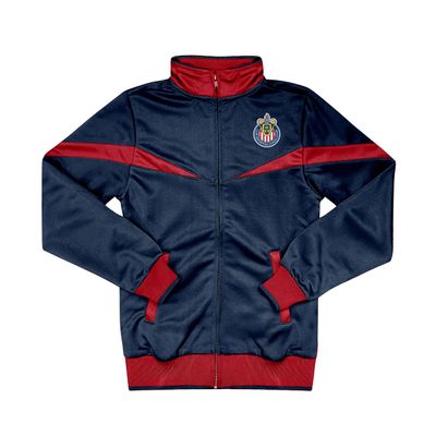 Icon Sports Officially Licensed Chivas Soccer Track Jacket - Unisex Kids - CH39TJ Navy YS